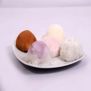 Mochi Fresa. Té Verde. Vainilla. Chocolate