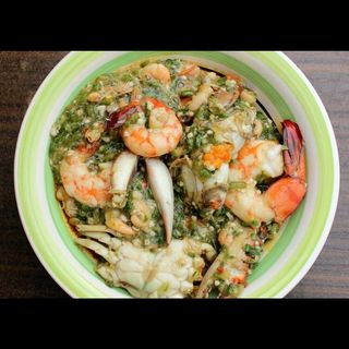 Seafood Okro + Titus
