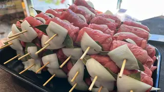 Spiedino bacon e mozzarella di suino non panato