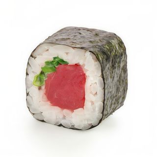 Maguro maki de atún tobiko (8 uds.)