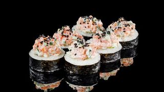 Вулкан рол з копченим лососем