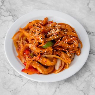 Pollo estilo al hong kong