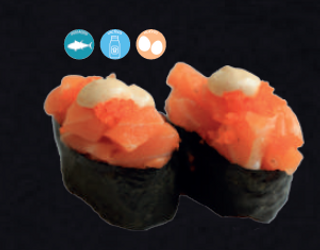 55. Gunkan De Salmón (2 Uds.)