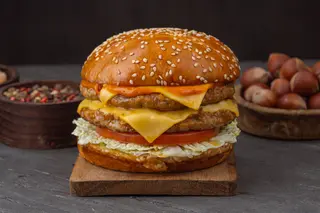 Чизбургер куриный двойной