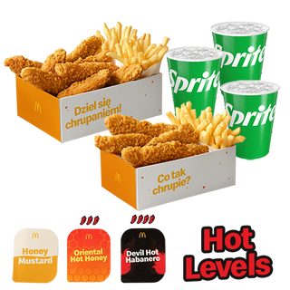Chicken Box McCrispy Strips for 3 – HOT LEVELS