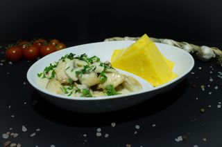 Ciulama cu Pui, Ciuperci si Mamaliguta