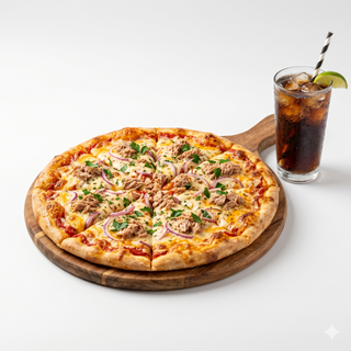 Mama Pizza Atún (mediana)+ Bebida 2 litros
