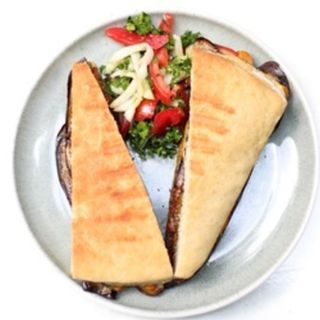 Eggplant Pesto Sandwich
