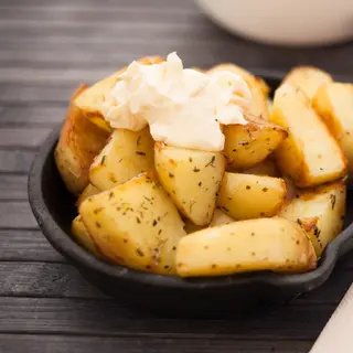 Patatas con mayonesa