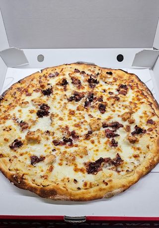 PIZZA DE BACON Y POLLO