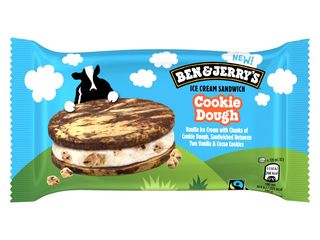 BEN & JERRIES COOKIE DOUGH SANDWICH