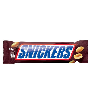 Snickers Cacahuete con Caramelo · Barrita de 50 grs.