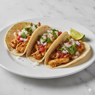 Tacos de pollo (3 uds.)