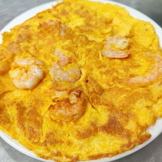 Huevos Revueltos Con Gambas