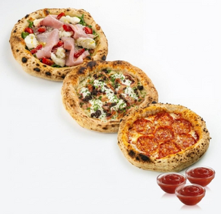 Super Oferta la 3 Pizza, 3 sosuri Gratis.