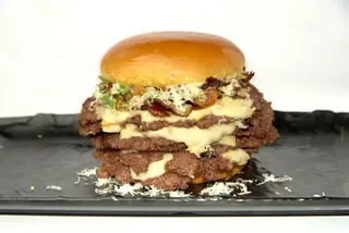 Premium Smash Triple Double Burger