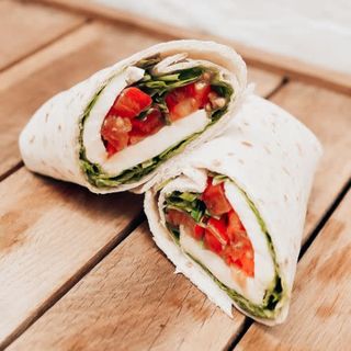 Wrap Vegetarian Con Mozzarella De Búfala