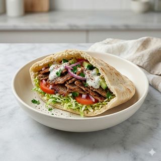 Döner En Pan De Pita