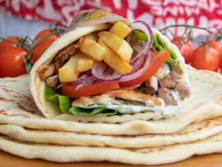 Gyros sa svinjskim mesom