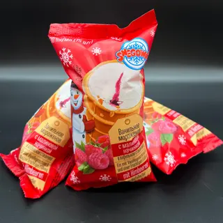 Helado Barquillo Con Frambuesa 75g