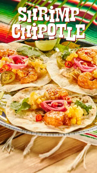 Tacos Shrimp chipotle