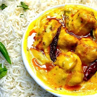 KARHI PAKORA & RICE 
