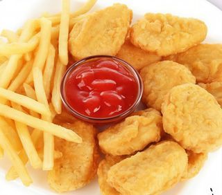 Plato De Nuggets De Pollo