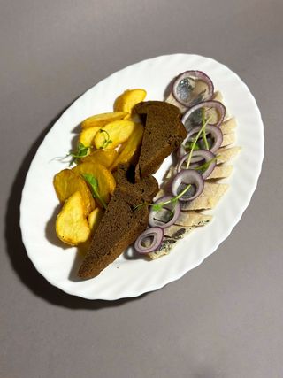Оселедець з картоплей (200 гр)