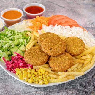 Falafel em Prato(Vegetariano)