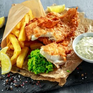 Plato De Bacalao Rebozado