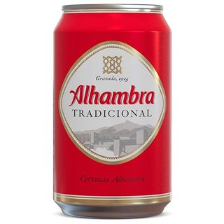 Cerveza Alhambra Tradicional Lata 33cl.