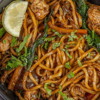 Fresh homemade noodles 