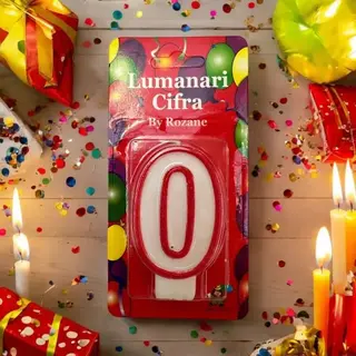 Lumanare cifra 0