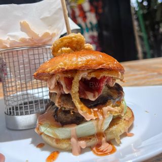 Double Stack Ring Burger