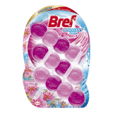 Засіб для унітаза Bref «Весняний дощ» блискучий гель (3*42г)