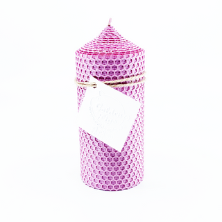 Lumanare ceara naturala H15xD7 cm  Lavander