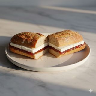 Bocata Queso Fresco Y Membrillo