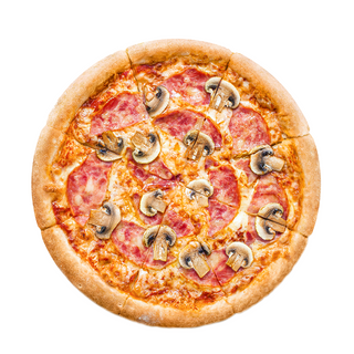 Pizza Prosciutto e Funghi mica