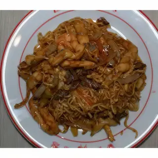 Gambas con Championes