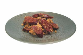 Revoltillo con Chorizo de Vaca
