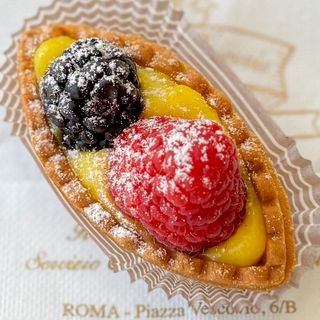 barchetta crema mora e lampone