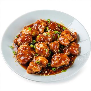 Pollo con salsa agridulce