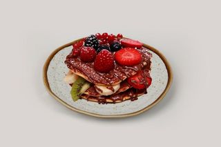 Panqueca com Nutella e Frutas da época