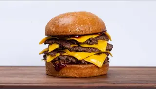 Smash Red Onion Jalapeno BBQ Cheeseburger 4