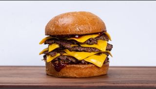 Smash Red Onion Jalapeno BBQ Cheeseburger 4