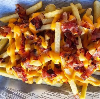 Batata Cheddar e Bacon