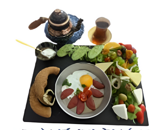 Jajko sadzone z kiełbasą