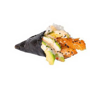 Temaki De Tempura De Langostinos