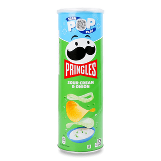 Чипси Pringles зі смаком сметани та цибулі (165г)