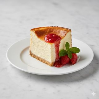 Tarta de queso (porción)